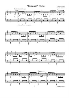 Chopin Etude No.3 'Tristesse'